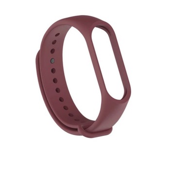 Bratara de schimb din silicon, pentru Xiaomi Mi Band 3 / 4, Red Wine Bratara de schimb din silicon, pentru Xiaomi Mi Band 3 / 4, Red Wine