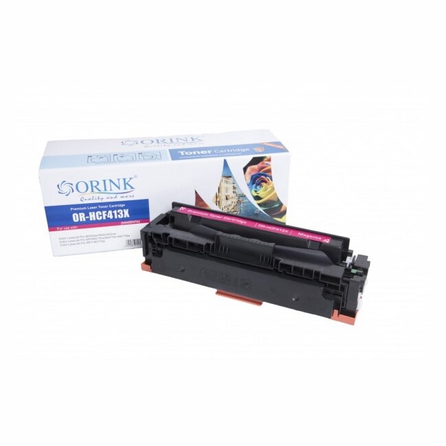 Cartus de toner ORINK CF413XY, HP LJ PRO MFP M452/477/ Canon CRG-046H, 5000 k, Magenta