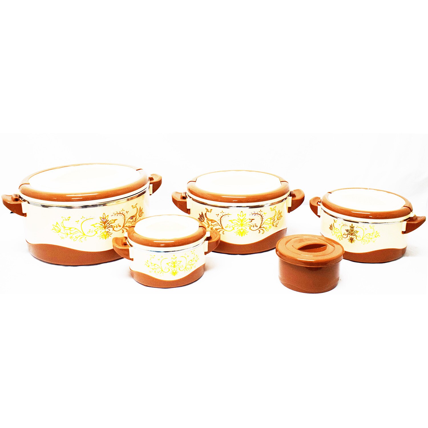 Set 5 caserole, Termoizolante, D3146 Maro