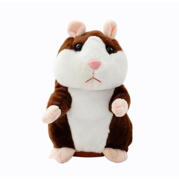 Jucarie de plus interactiva, hamster maro XXL , repeta tot ce aude, 21 cm, Baterii incluse, Urban Trends ® Jucarie de plus interactiva, hamster maro XXL , repeta tot ce aude, 21 cm, Baterii incluse, Urban Trends ®