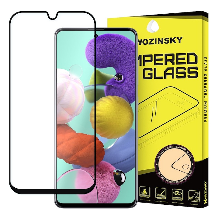 Скрийн Протектор Wozinsky за Samsung Galaxy A51 5G, High Quality, Черен