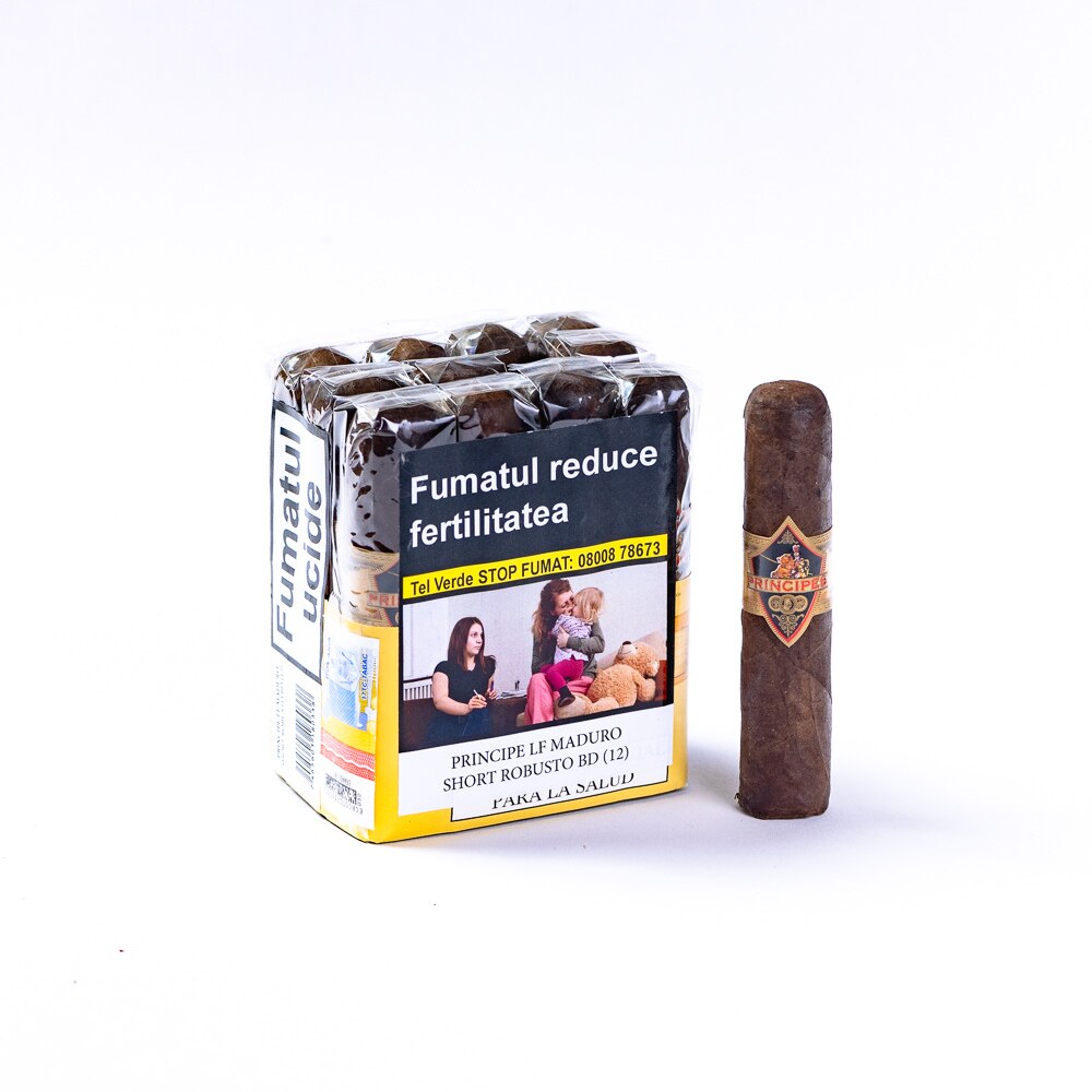 Cutie Trabucuri Principe LF Maduro Sumo Short Robusto BD (12 bucati/cutie)
