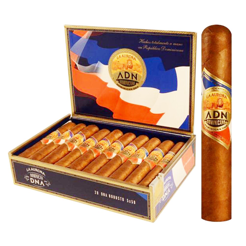 Cutie Trabucuri La Aurora ADN Dominicano Robusto (20 bucati/cutie)