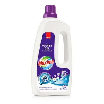 Detergent gel concentrat pentru rufe Sano Maxima Power Gel Mountain Fresh 20 spalari 1l Detergent gel concentrat pentru rufe Sano Maxima Power Gel Mountain Fresh 20 spalari 1l