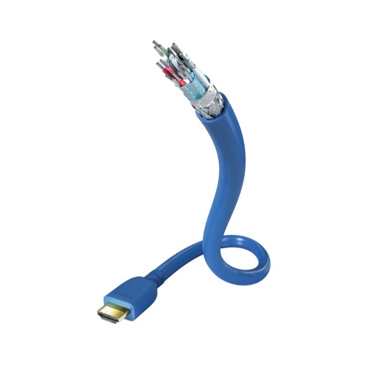 Cablu HDMI 2.0 Inakustik Profi Standard, 3 m, conectori auriti, 00924203