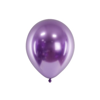 Set 5 baloane latex chrome, Deco, Mov, 30 cm Set 5 baloane latex chrome, Deco, Mov, 30 cm