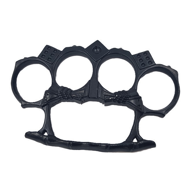 Pumnal tip box, rozeta autoaparare, tepuse, 0.9 cm grosime, negru