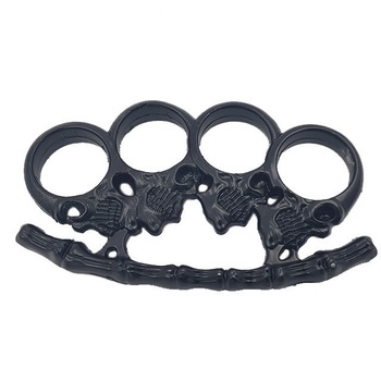 Pumnal tip box, rozeta autoaparare, cap de mort, 1 cm grosime, negru Pumnal tip box, rozeta autoaparare, cap de mort, 1 cm grosime, negru