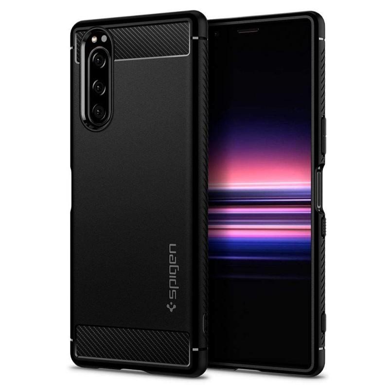 Carcasa Spigen Rugged Armor Sony Xperia 5 Matte Black