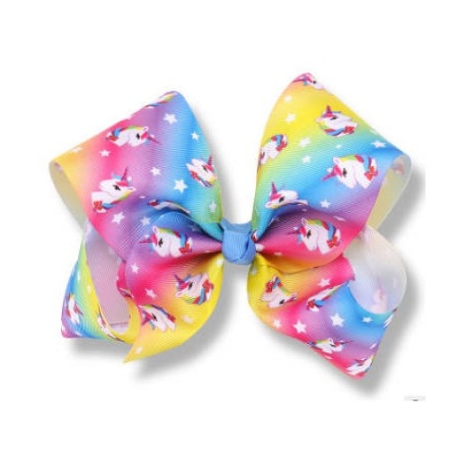 Clama cu funda supra-dimensionata 15 x 15 cm pentru fete, tip Jojo Siwa