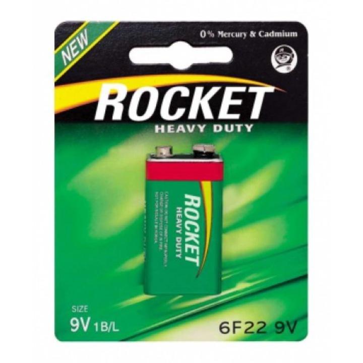 Rocket Heavy Duty 9V elem 1 darab