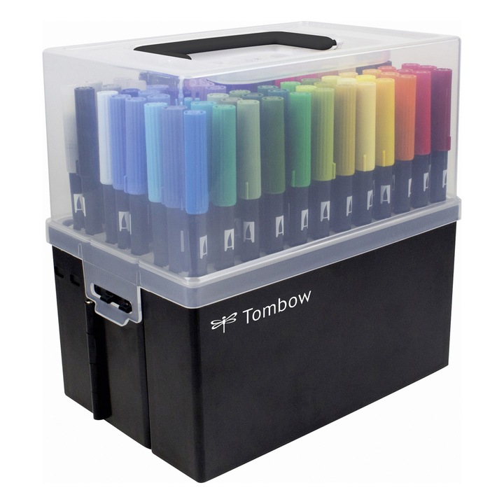 Set 108 Tombow Creativ ABT Dual Brush Pen Combo Colours, set 108 culori
