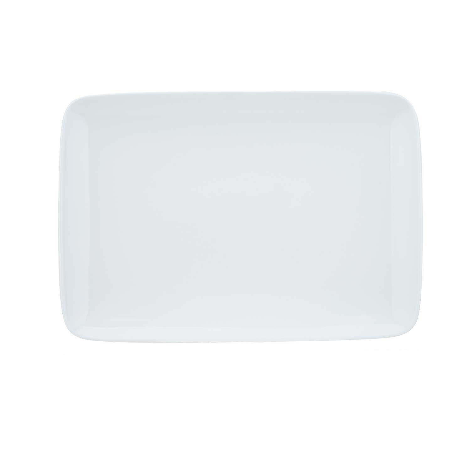 Farfurie dreptunghiulara intinsa, din portelan Cosy & Trendy by Hendi 30.5 x 21 cm