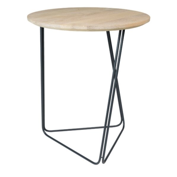 Masuta de cafea Naga , L , cu blat de stejar