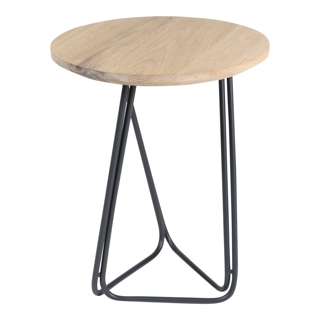 Masuta de cafea Naga , S , cu blat de stejar