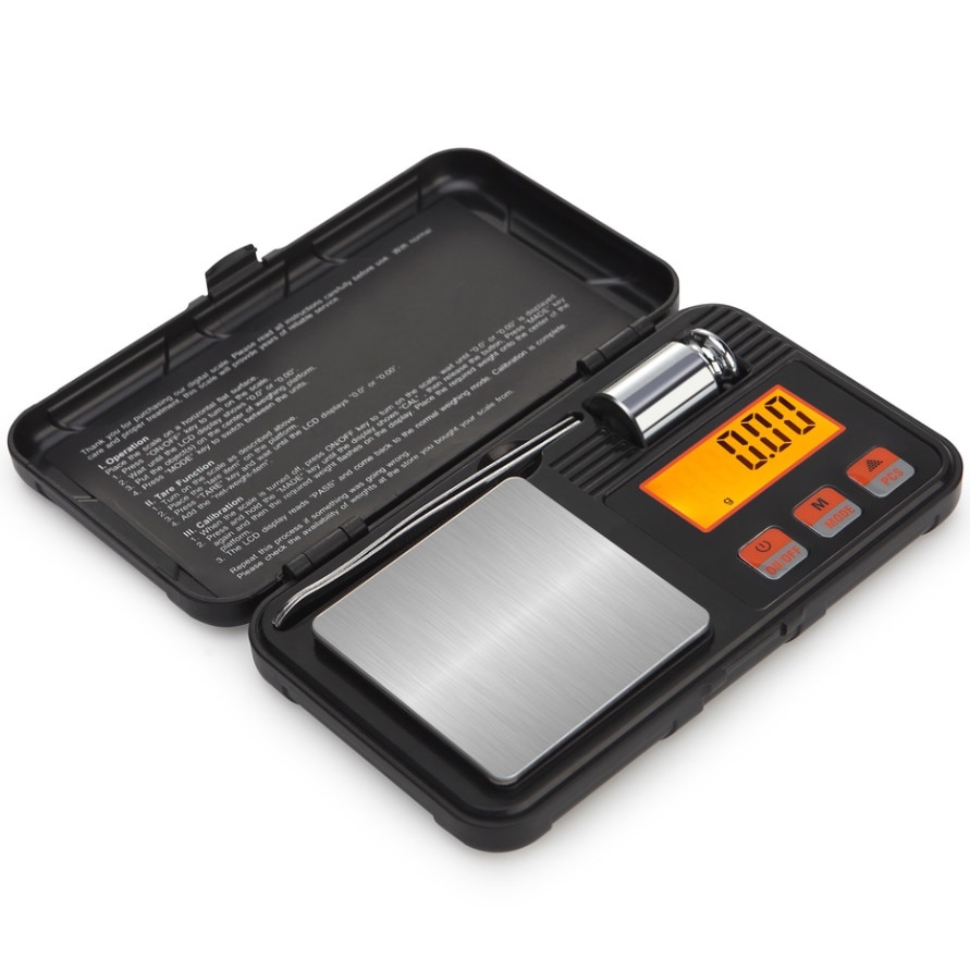 Cantar electronic bijuterii de buzunar 200g/0.01, precizie, functie numarare