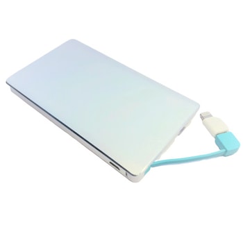 Baterie externa Slim Metalica Universala 4.000 mAh Argintiu