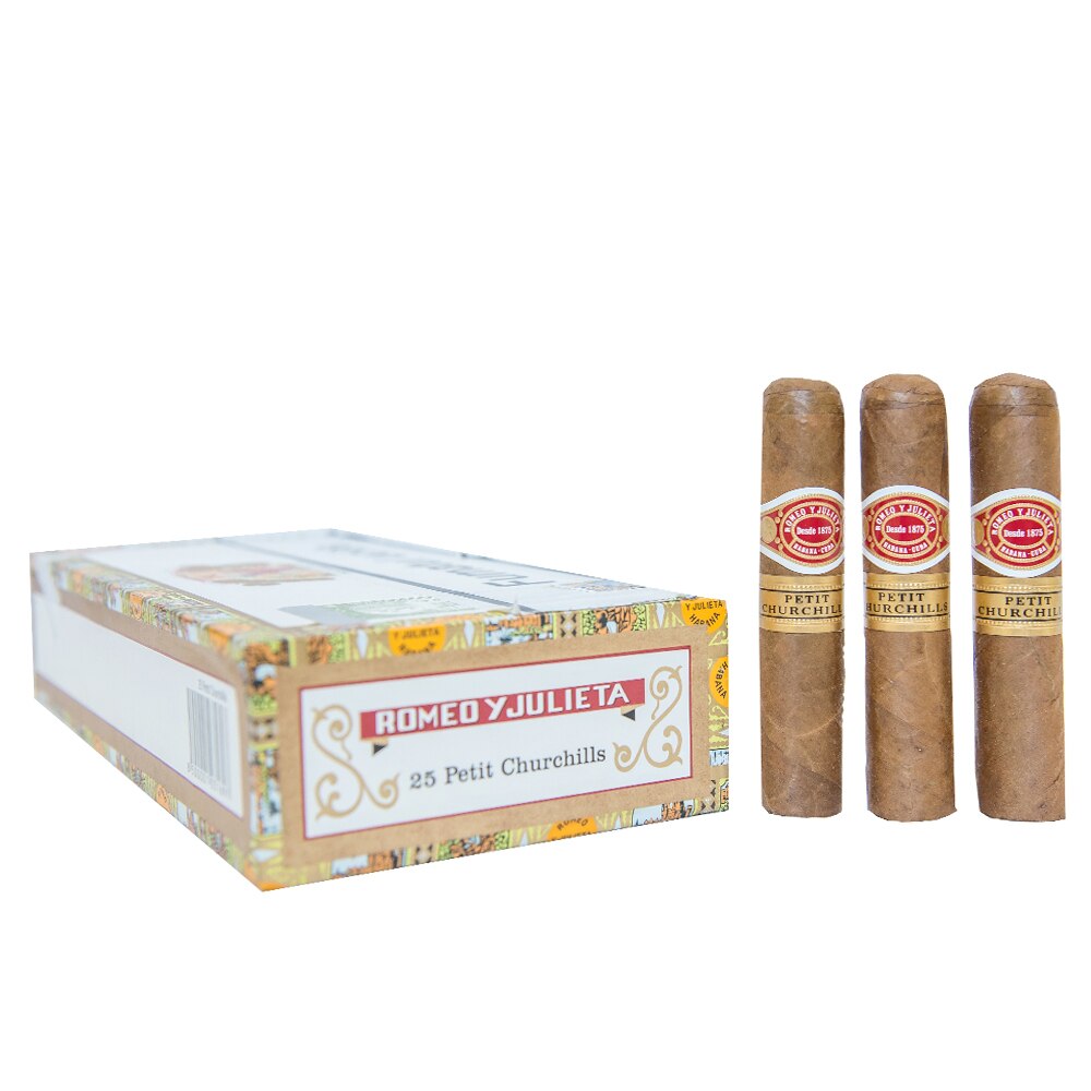 Cutie Trabucuri Romeo y Julieta Petit Churchills (25 bucati/cutie)