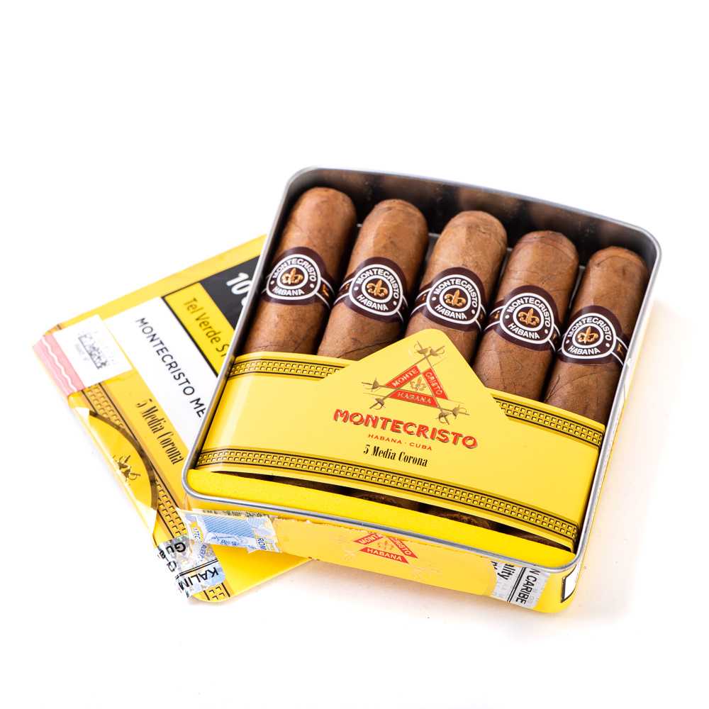 Cutie Trabucuri Montecristo Medias Coronas (5 bucati/cutie)
