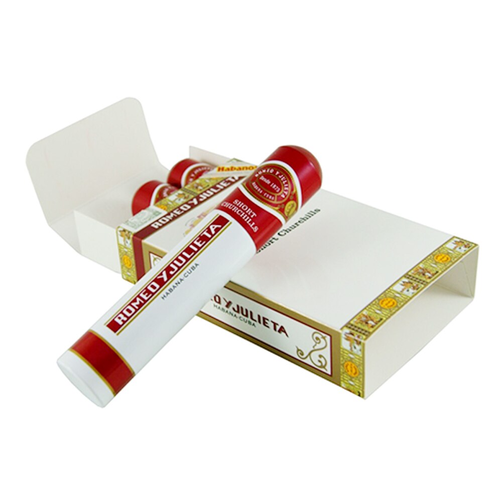 Cutie Trabucuri Romeo y Julieta Short Churchills Tub (3 bucati/cutie)