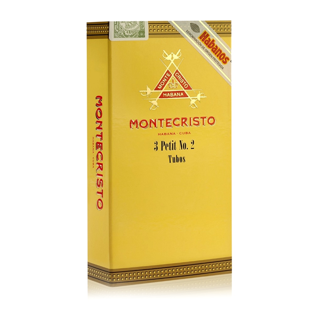 Cutie Trabucuri Montecristo Petit No. 2 (3 bucati/cutie)