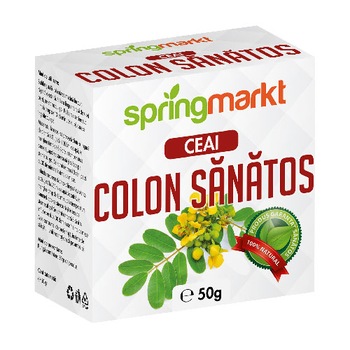 Ceai Colon Sanatos 50gr Springmarket Ceai Colon Sanatos 50gr Springmarket