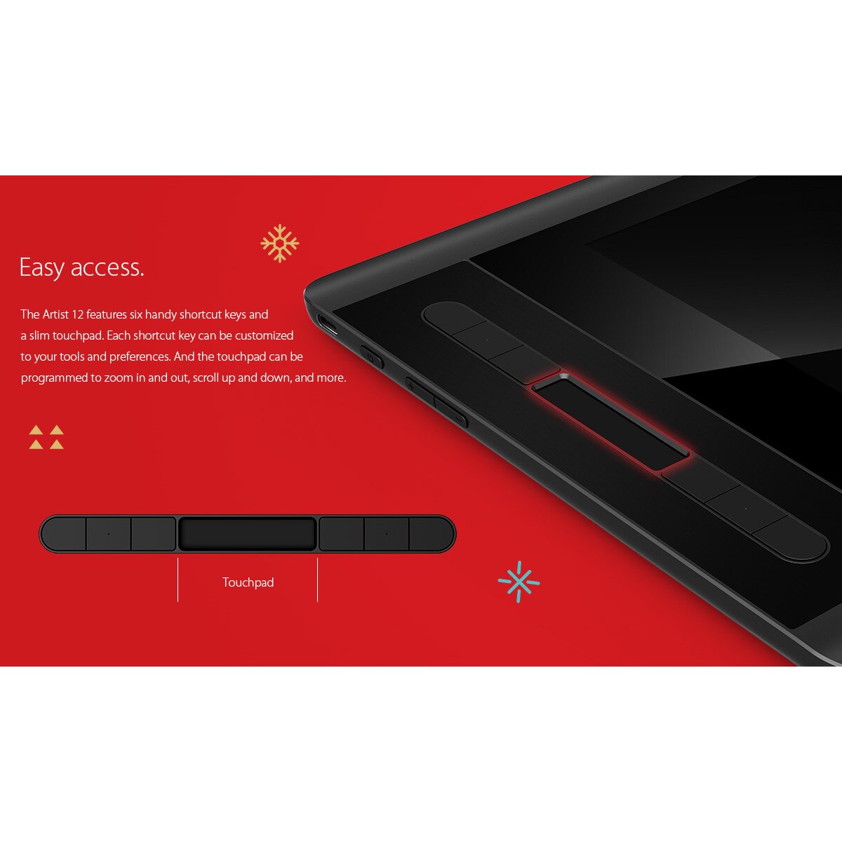 Графичен таблет XpPen Artist 12 Holiday Edition, Черен eMAG.bg