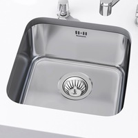 chiuveta bucatarie inox cookingaid brasilia finisaj satinat 380440200mm cu montaj pe blat sau sub blat  accesorii montaj imagen 46_0_
0