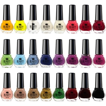 Set lac de unghii Beauty4Britain, 'My Nail Polish', set A, multicolor, 24 bucati x 5 ml Set lac de unghii Beauty4Britain, 'My Nail Polish', set A, multicolor, 24 bucati x 5 ml