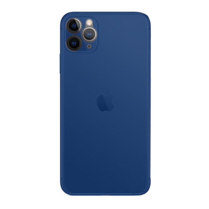 Tok 0,3 mm Apple iPhone 11 Pro Max, SILKASE, vékony, kék színű, matt műanyag