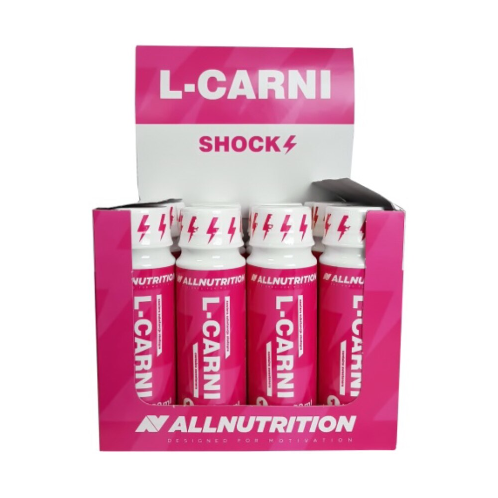 AllNutrition L-Carni Shock Shot, 12 x 80ml