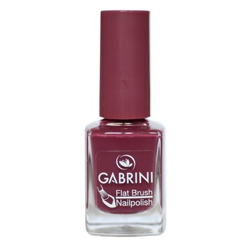 Lac de unghii Gabrini, Flat Brush, Culoare intensa, 13 ml, nuanta 322 Lac de unghii Gabrini, Flat Brush, Culoare intensa, 13 ml, nuanta 322