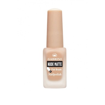 Lac de unghii Gabrini Nude Matte Nailpolish, 13ml, nuanta 09 Lac de unghii Gabrini Nude Matte Nailpolish, 13ml, nuanta 09