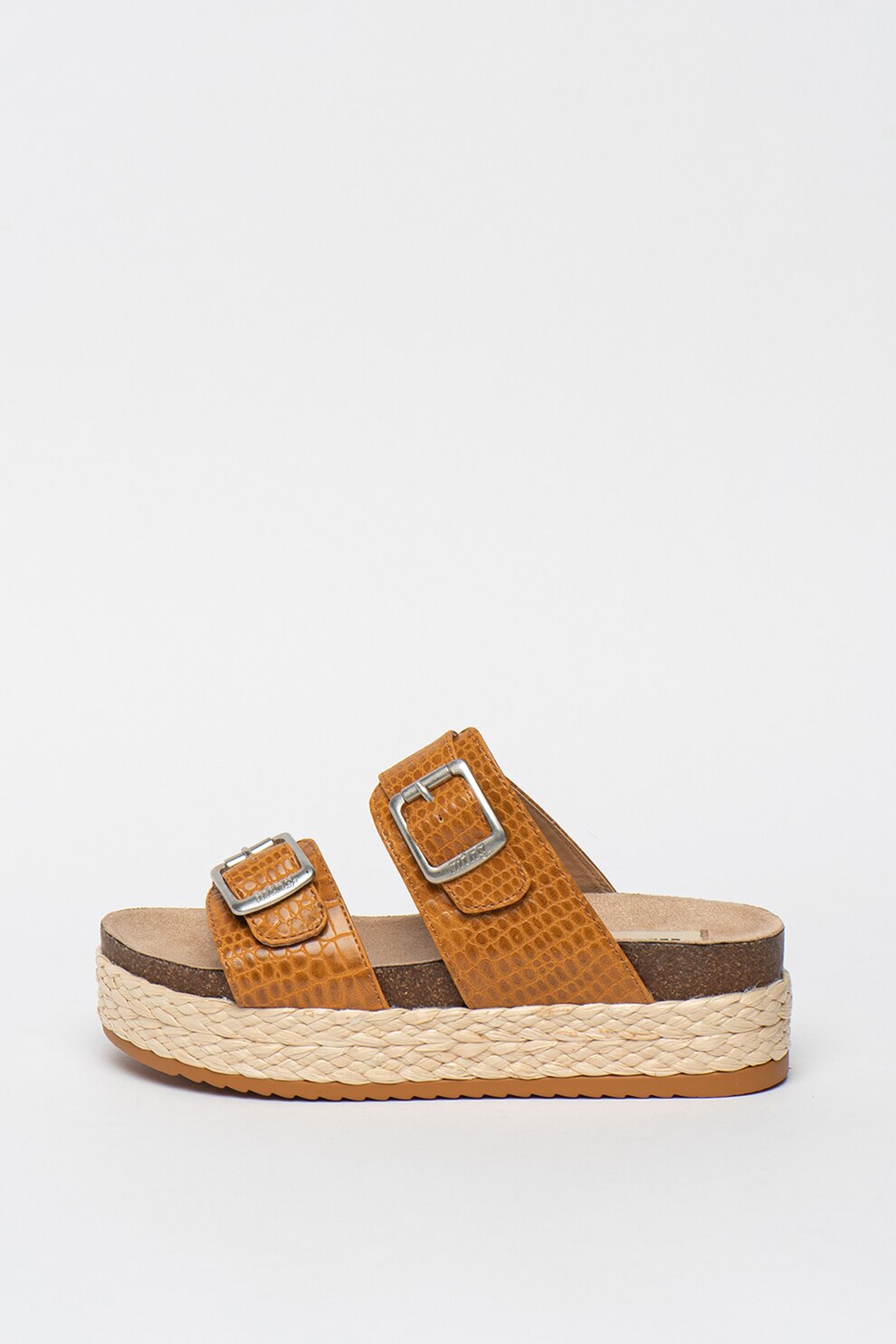 MTNG, Papuci flatform de piele ecologica
