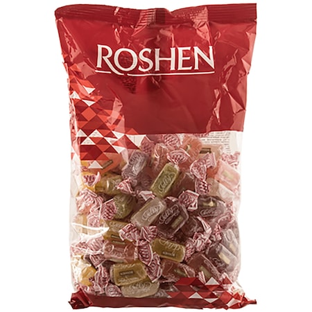 Jeleuri Roz Jeleuri cu gust de fructe si Glazura de Zahar, 1 Kg, Roshen - eMAG.ro