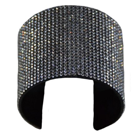 Bratara chic cu cristale,model lat,D&J Exclussive,negru
