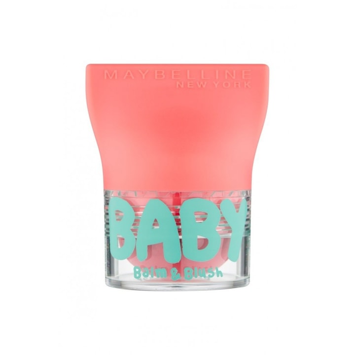 Balsam Buze Maybelline Baby Lips Balm & Blush, 01 Innocent Peach, 2in1 balsam de buze si blush de obraz