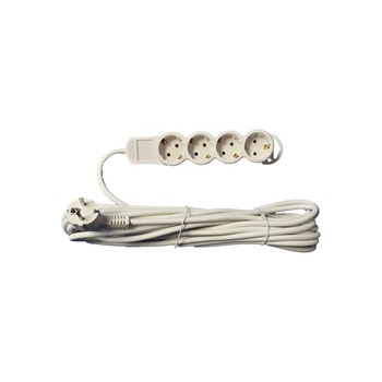 Prelungitor Scame, 4 prize schuko, 10m, fara intrerupator Prelungitor Scame, 4 prize schuko, 10m, fara intrerupator