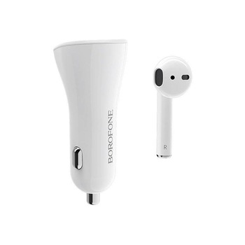 Casca Bluetooth Borofone BC23 si Incarcator Auto Casca Bluetooth Borofone BC23 si Incarcator Auto