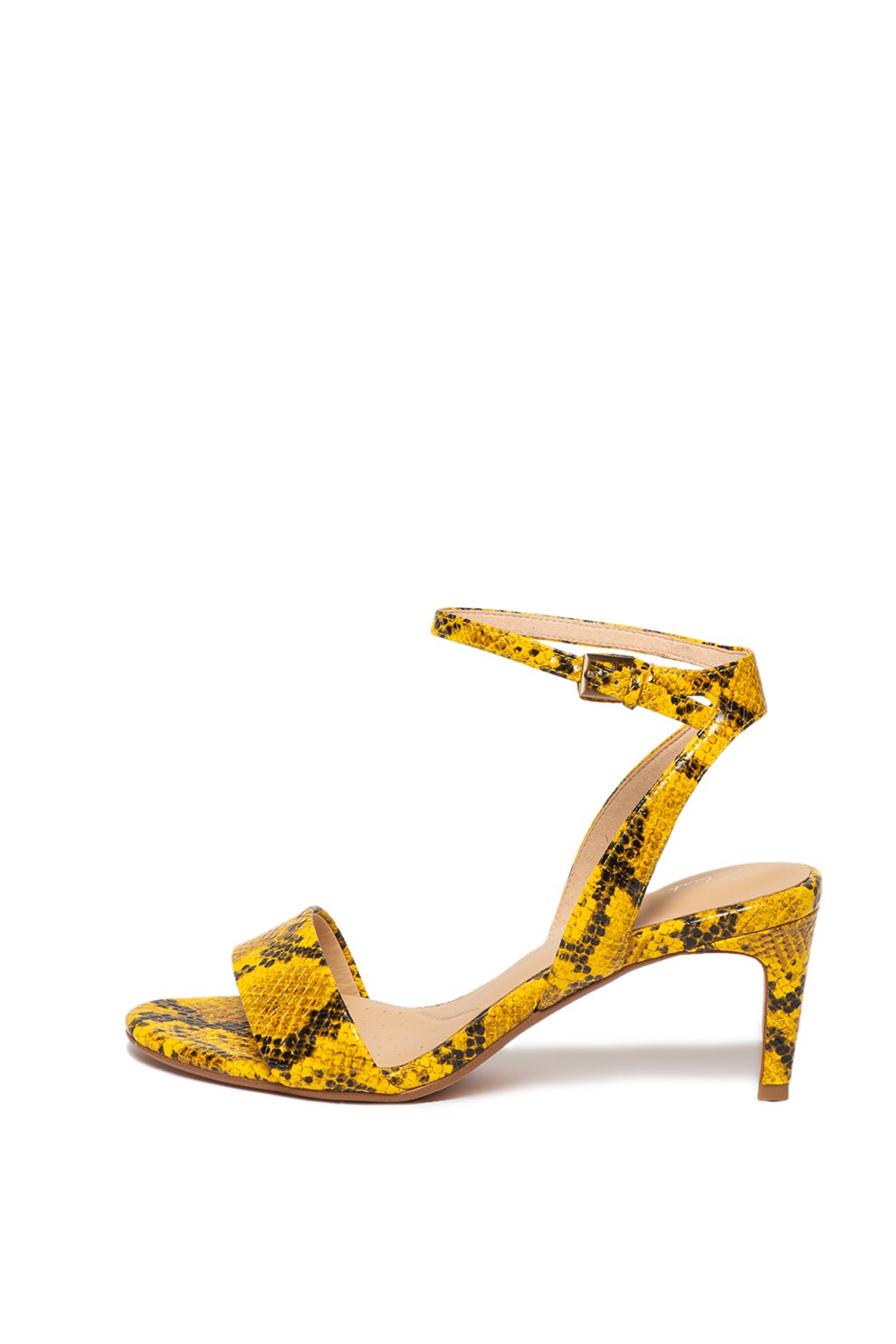 Clarks, Sandale din piele ecologica Amali