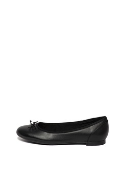 Clarks, Balerini de piele cu aplicatie funda Couture Bloom Clarks, Balerini de piele cu aplicatie funda Couture Bloom