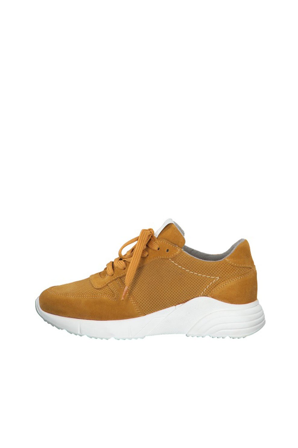 s.Oliver, Pantofi sport cu perforatii, Ocru, 39