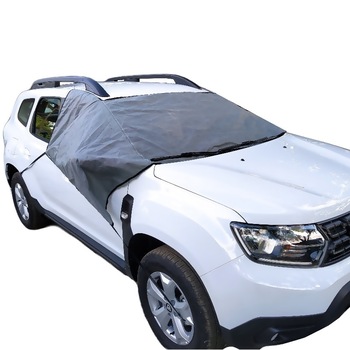 Husa Parasolar Geamuri Laterale, Oglinzi si Parbriz, Montaj Rapid cu Carlige 290x92cm, Protejeaza de Zapada si Inghet Husa Parasolar Geamuri Laterale, Oglinzi si Parbriz, Montaj Rapid cu Carlige 290x92cm, Protejeaza de Zapada si Inghet