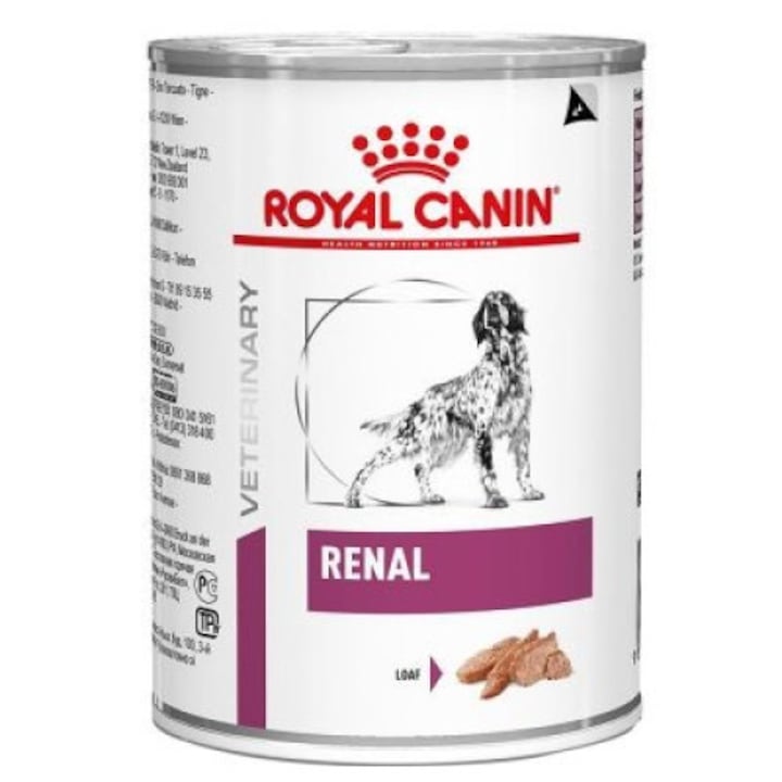 Hrana Dietetica pentru Caini Royal Canin VD, Renal, Conserva 420 g