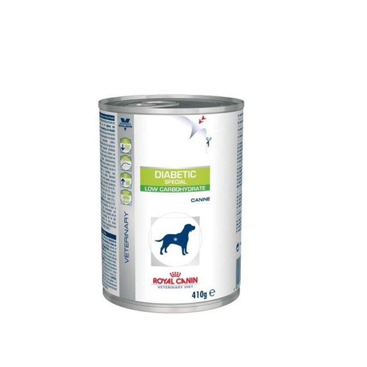 Royal Canin VD Diabetic diétás eledel kutyáknak, konzerv 410 g