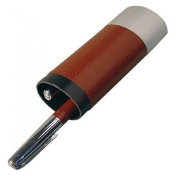 Set pix si roller in cutie din aluminiu si piele ecologica Set pix si roller in cutie din aluminiu si piele ecologica