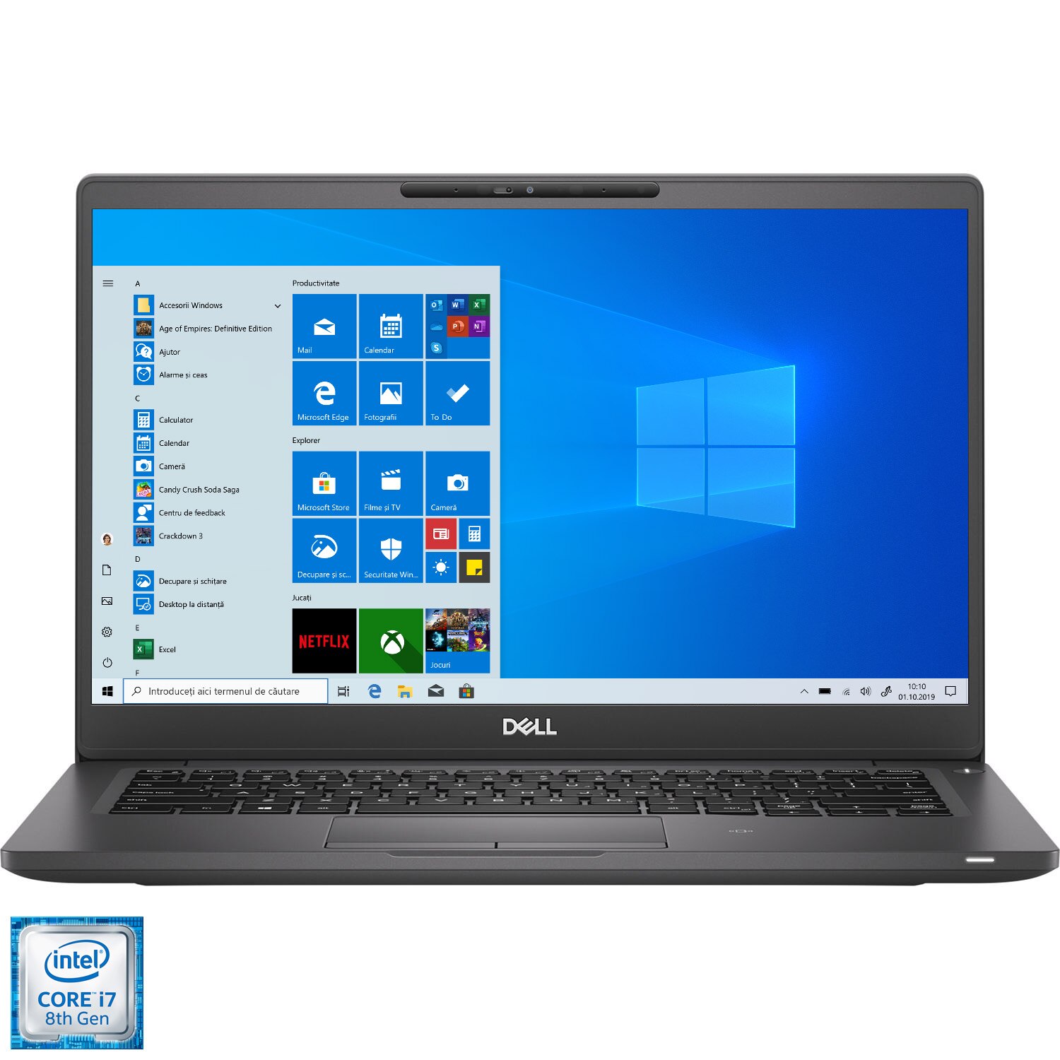 Laptop ultraportabil Dell Latitude 7300 cu procesor Intel® Core