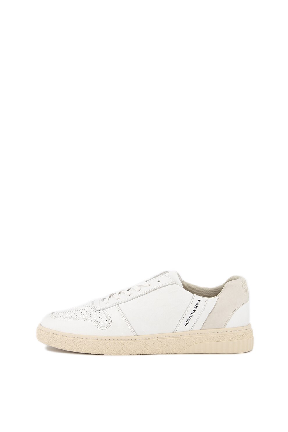 Scotch & Soda, Pantofi sport din piele cu perforatii Brilliant