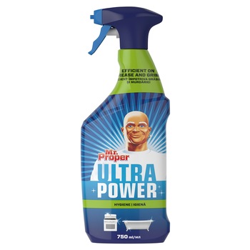 Detergent universal Mr. Proper Ultra Power Spray Igiena, 750 ml Detergent universal Mr. Proper Ultra Power Spray Igiena, 750 ml