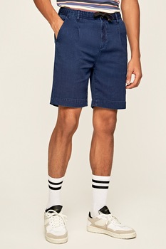 Pepe Jeans London, Blugi 3/4 relaxed fit Pierce, Bleumarin Pepe Jeans London, Blugi 3/4 relaxed fit Pierce, Bleumarin